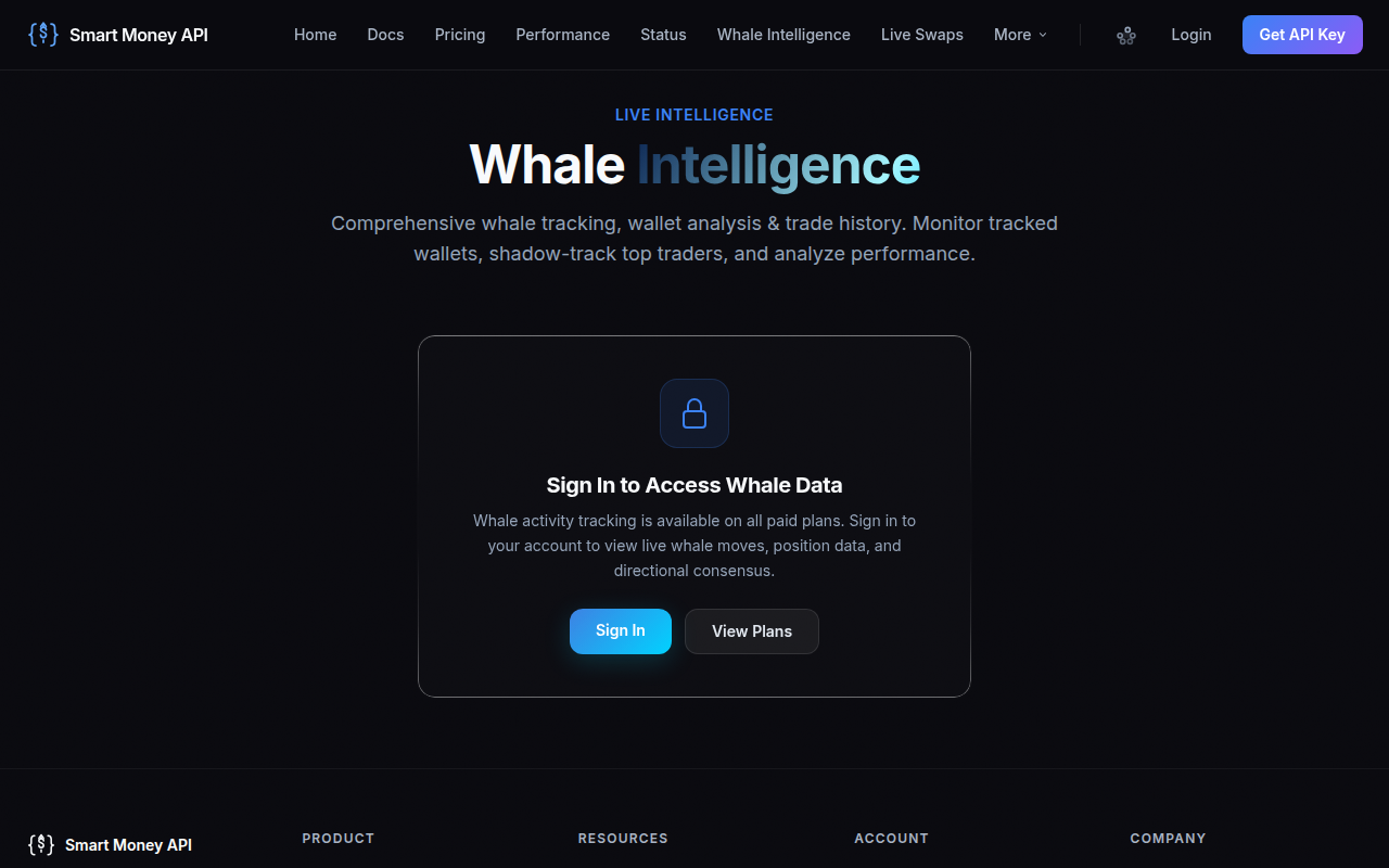 How to Track Whale Wallet Flows in Real-Time — Smart Money API